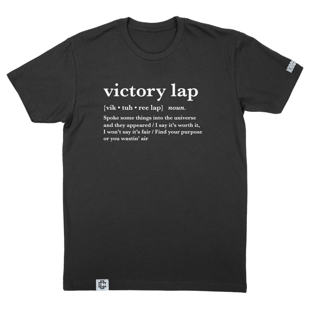 Victory Lap Lyrics T-Shirt - Define Your Path to Success