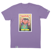 Load image into Gallery viewer, Garbage Pail Kids Dee J. T-Shirt - Retro Trading Card Design
