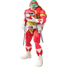 Load image into Gallery viewer, Power Rangers X Teenage Mutant Ninja Turtles Lightning Collection Foot Soldier Tommy and Raphael Red Action Figures
