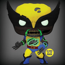Load image into Gallery viewer, Marvel Zombies Wolverine Glow-in-the-Dark Pop! Vinyl Figure - Entertainment Earth Exclusive
