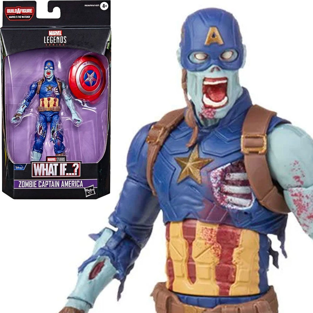 Marvel Legends: What If? Zombie Captain America 6-Inch Action Figure