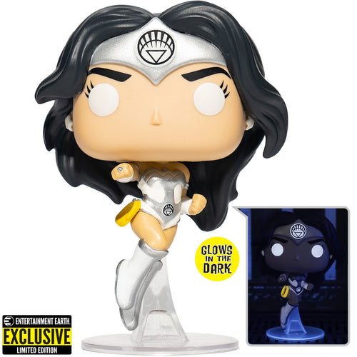 Funko Pop! - Wonder Woman 80th Anniversary White Lantern Glow-in-the-Dark Pop! Vinyl Figure - EE Exclusive #423