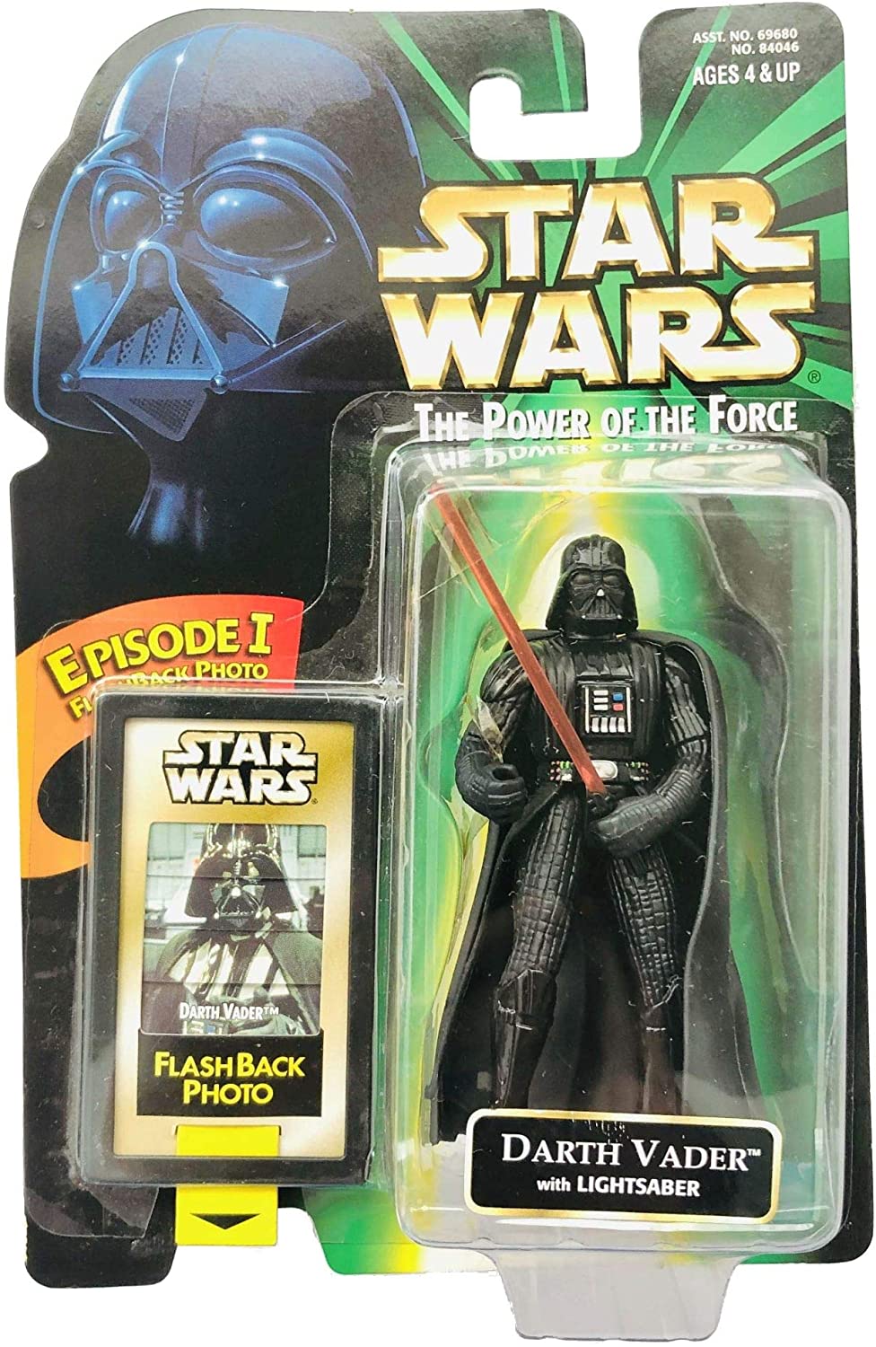 Star Wars - The Power of the Force - Darth Vader (with Lightsaber) Episode I Flashback Photo
