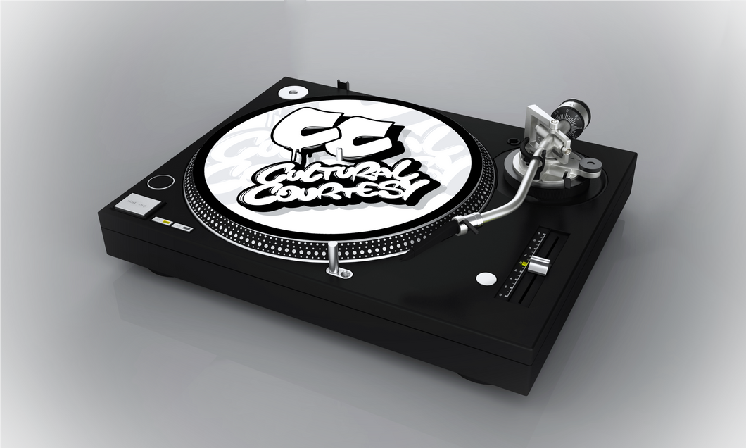 Cultural Courtesy (Graffiti Logo w/ white text/white background) 12