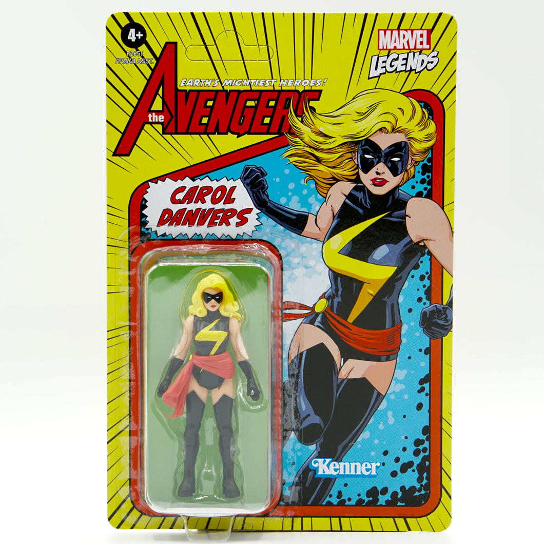 Marvel Legends Retro 375 Collection Carol Danvers 3 3/4-Inch Action Figure