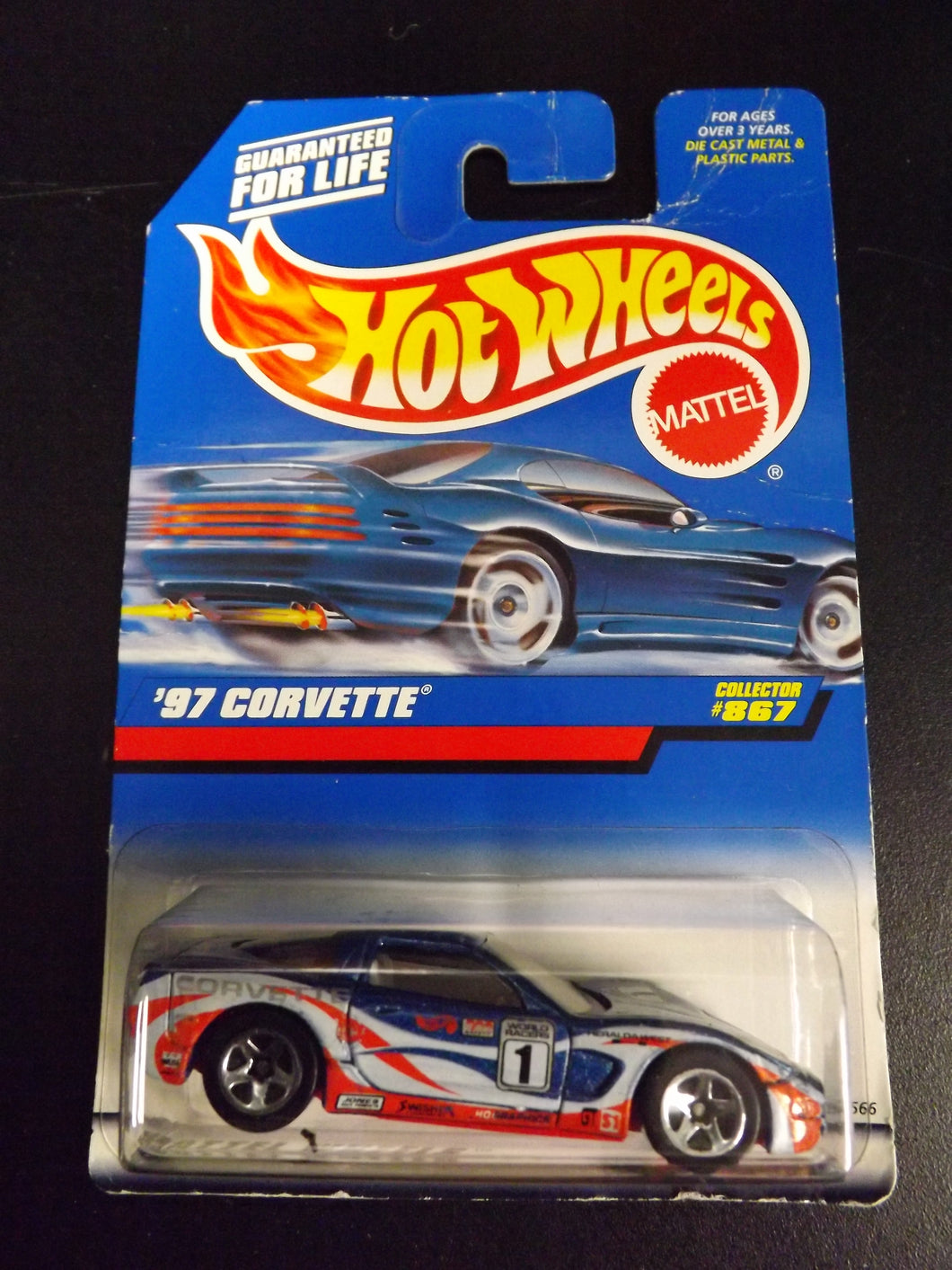 Hot Wheels - ‘97 Corvette (Red, White, Blue)