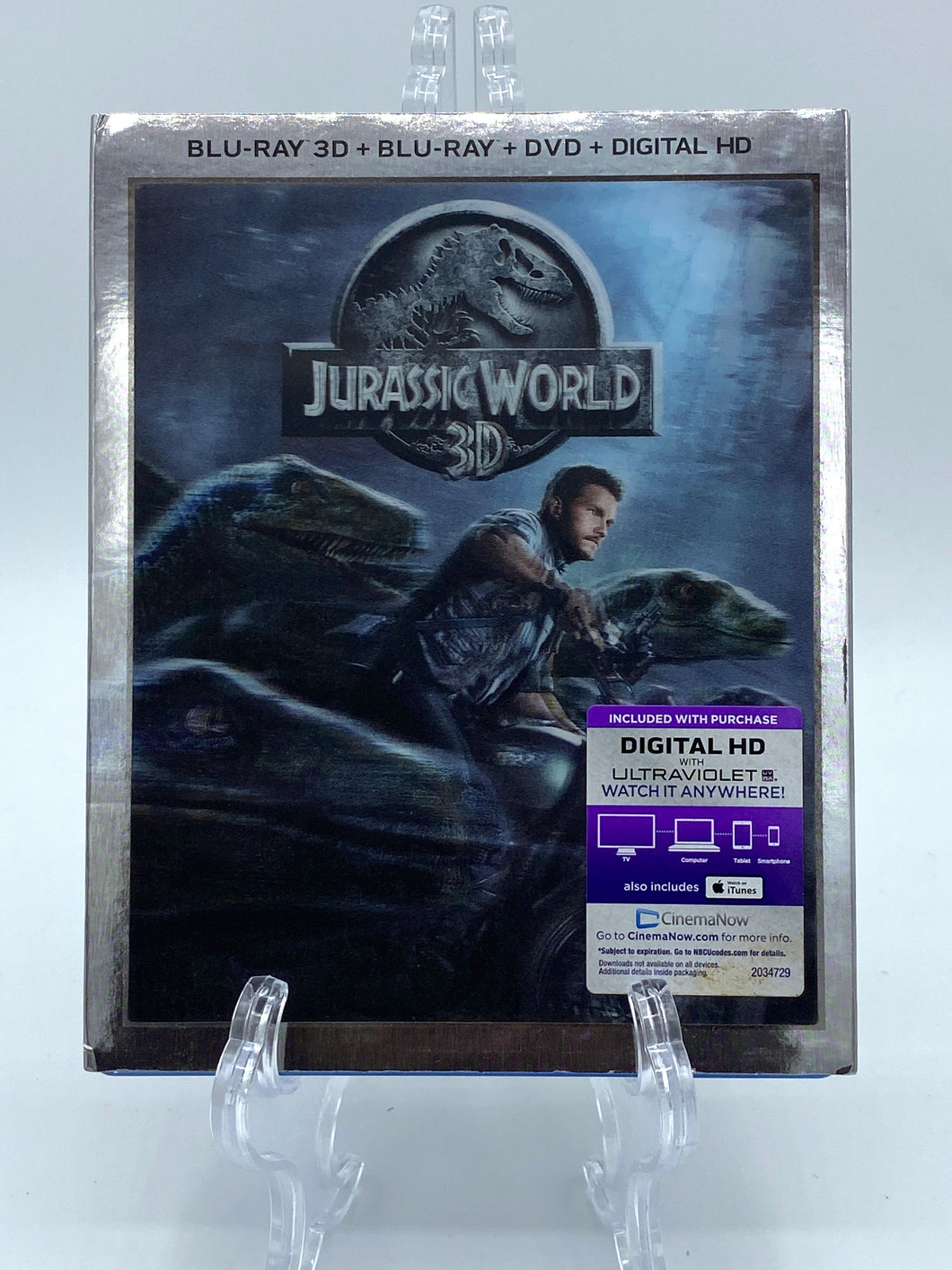 Jurassic World 3D (3D/2D Blu-Ray & DVD Combo)
