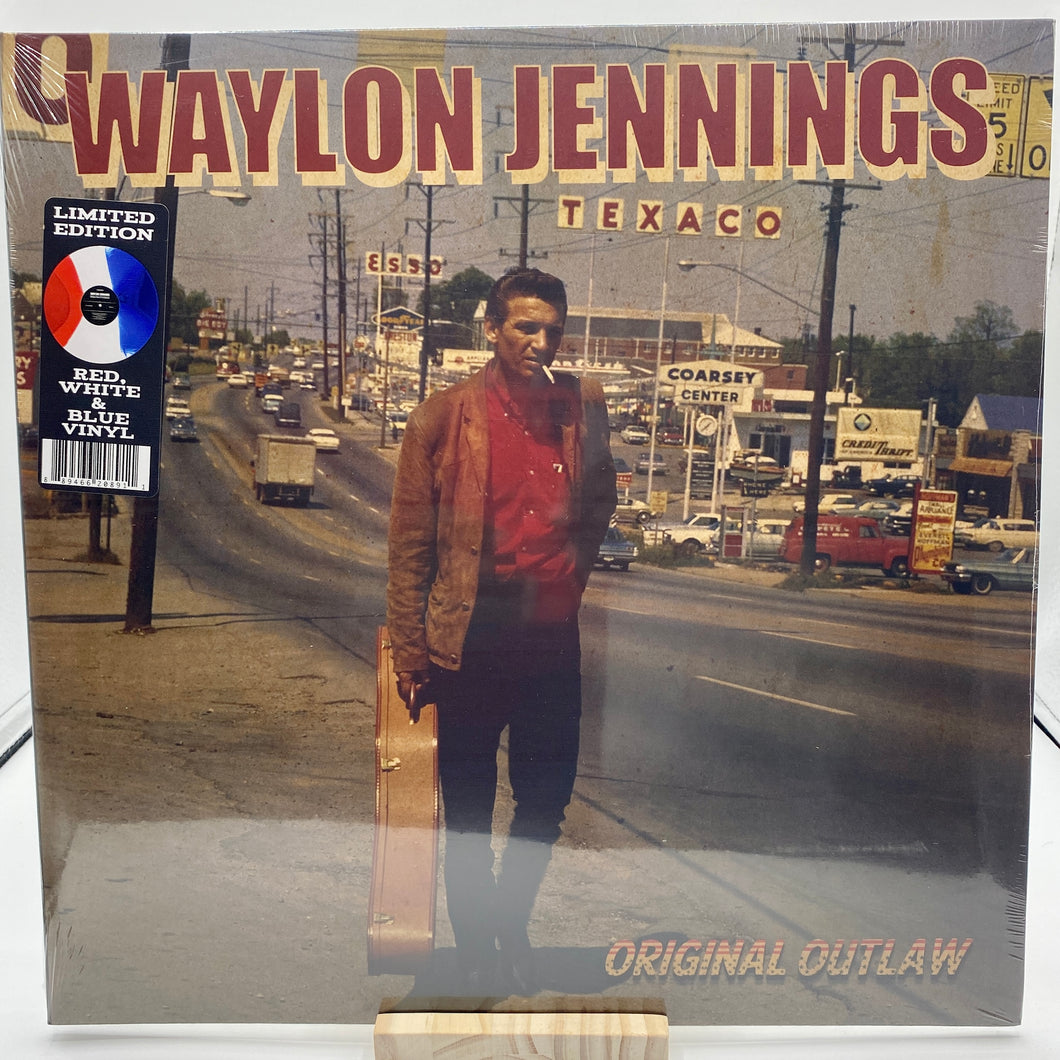 Waylon Jennings - Original Outlaw (Tri-colored Red, White & Blue Vinyl)