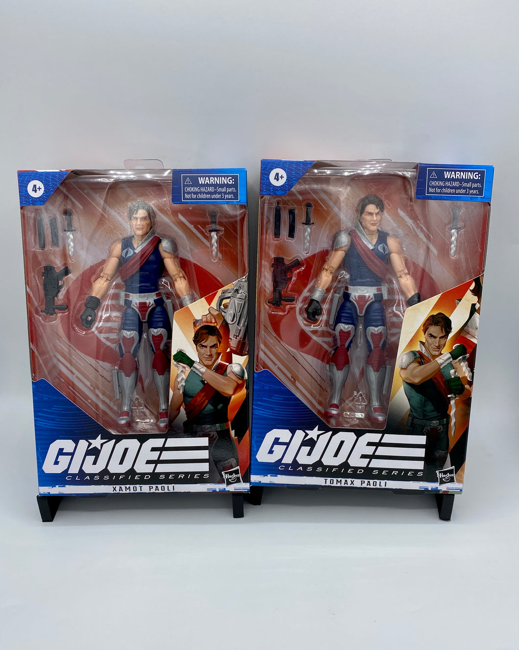 G.I. Joe Classified Series 6-Inch: Xamot & Tomax Paoli Action Figures