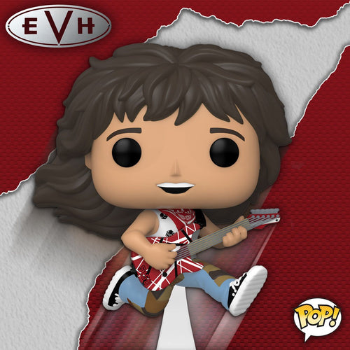 Funko Pop! - Eddie Van Halen with Guitar Pop! Vinyl Figure #258