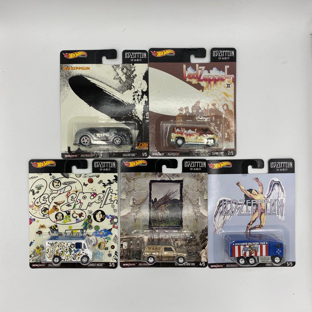 Hot Wheels Pop Culture Led Zeppelin 2020 - Set of 5